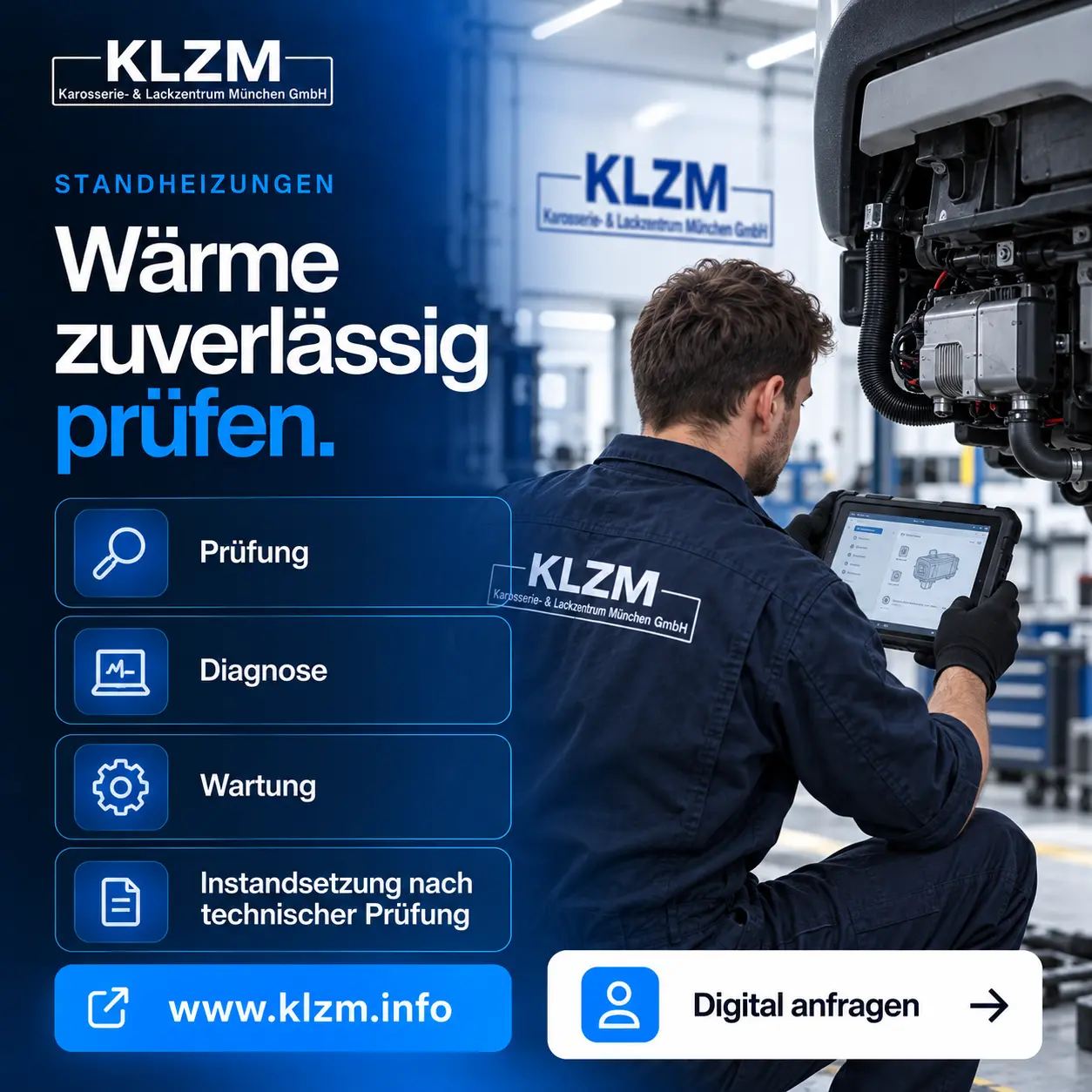 Standheizung – aktueller KLZM Flyer