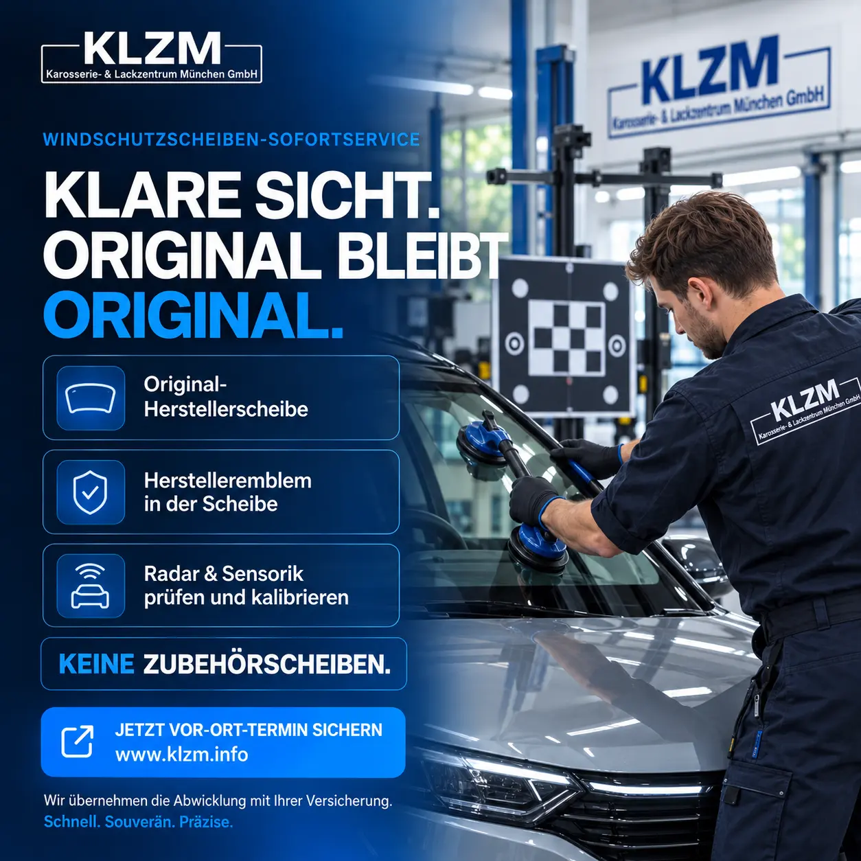 Windschutzscheiben-Service – aktueller KLZM Flyer